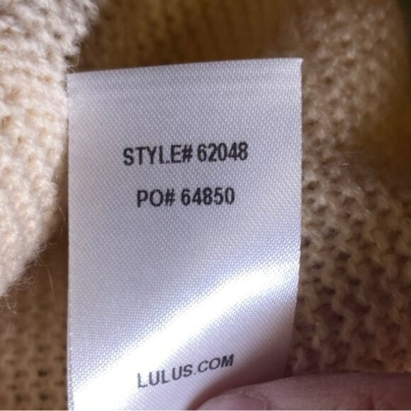 Lulus Medium Beige Open Cardigan Pockets Casual Comfort Layer - Picture 5 of 5